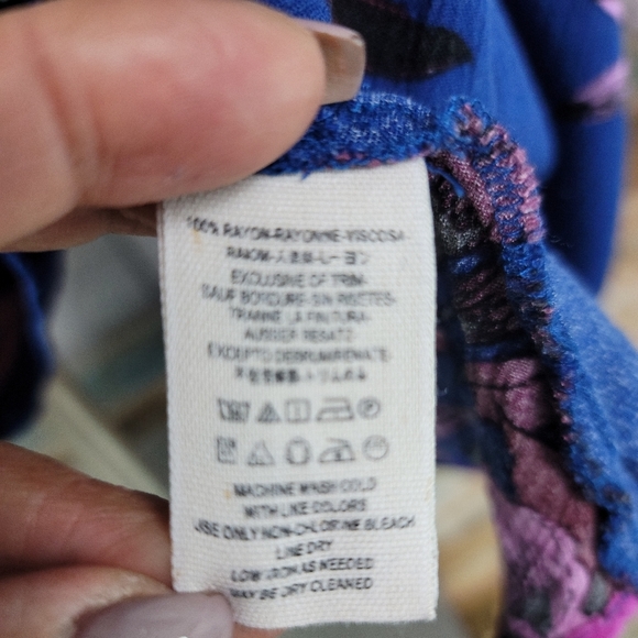 FREE PEOPLE ELECTRIC ORCHARD BLUE BOHEMIAN VIBES LONG SLEEVE MINI TUNIC DRESS - Picture 6 of 16